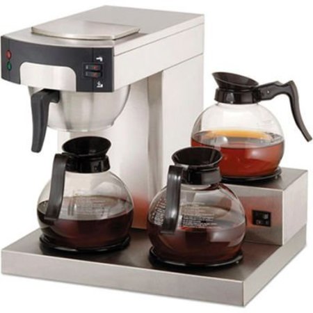 COFFEE PRO Coffee Pro OGFCPRLG 3-Burner Coffee Maker, Stainless Steel, 36 Cups OGFCPRLG